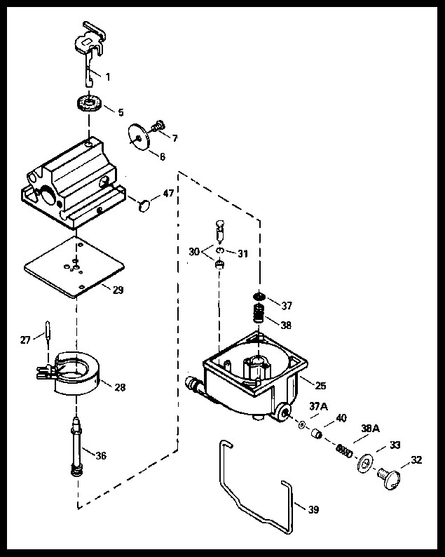 Lawn Mower Carburettor Diagram