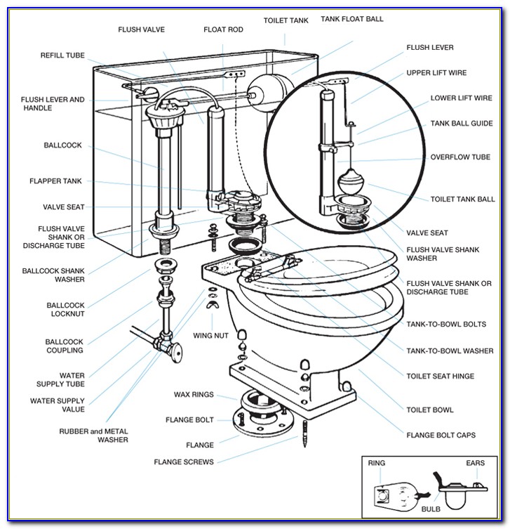 Mansfield Toilet Tank Diagram