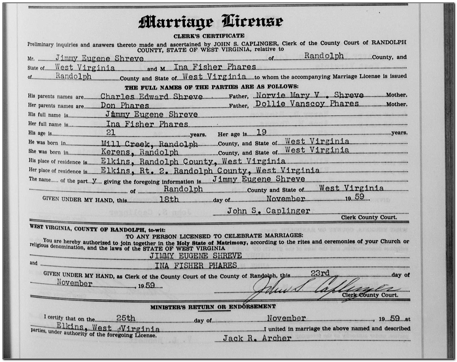 Marriage Certificate Utah Salt Lake County