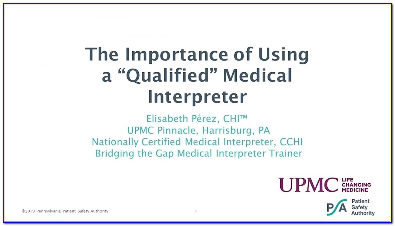 Medical Interpreter Certificate Pay