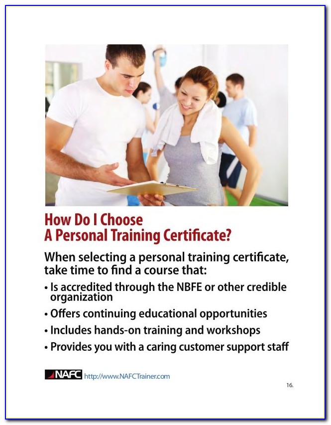 Nafc Fitness Certification