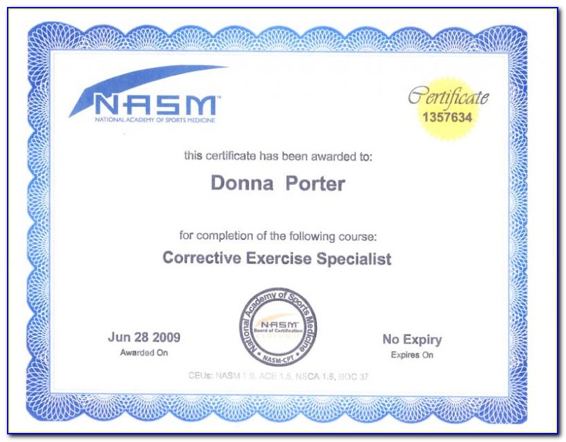 Nasm Certification Groupon