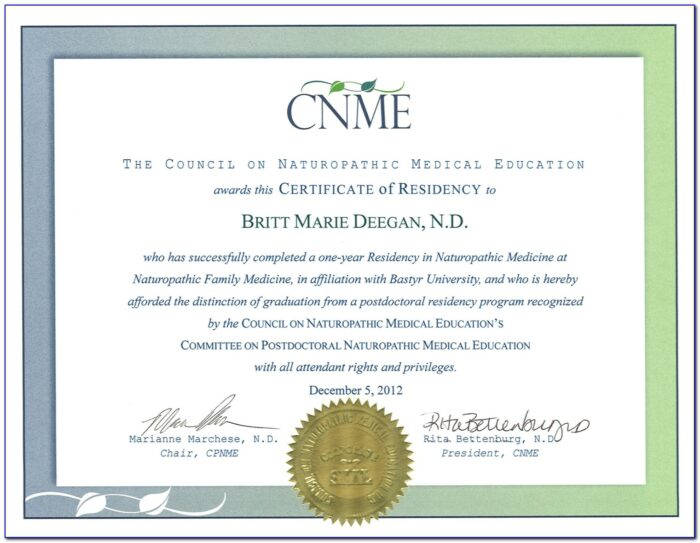 Naturopathic Certification Canada