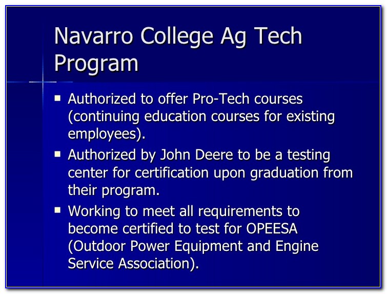 Navarro College Degree Programs