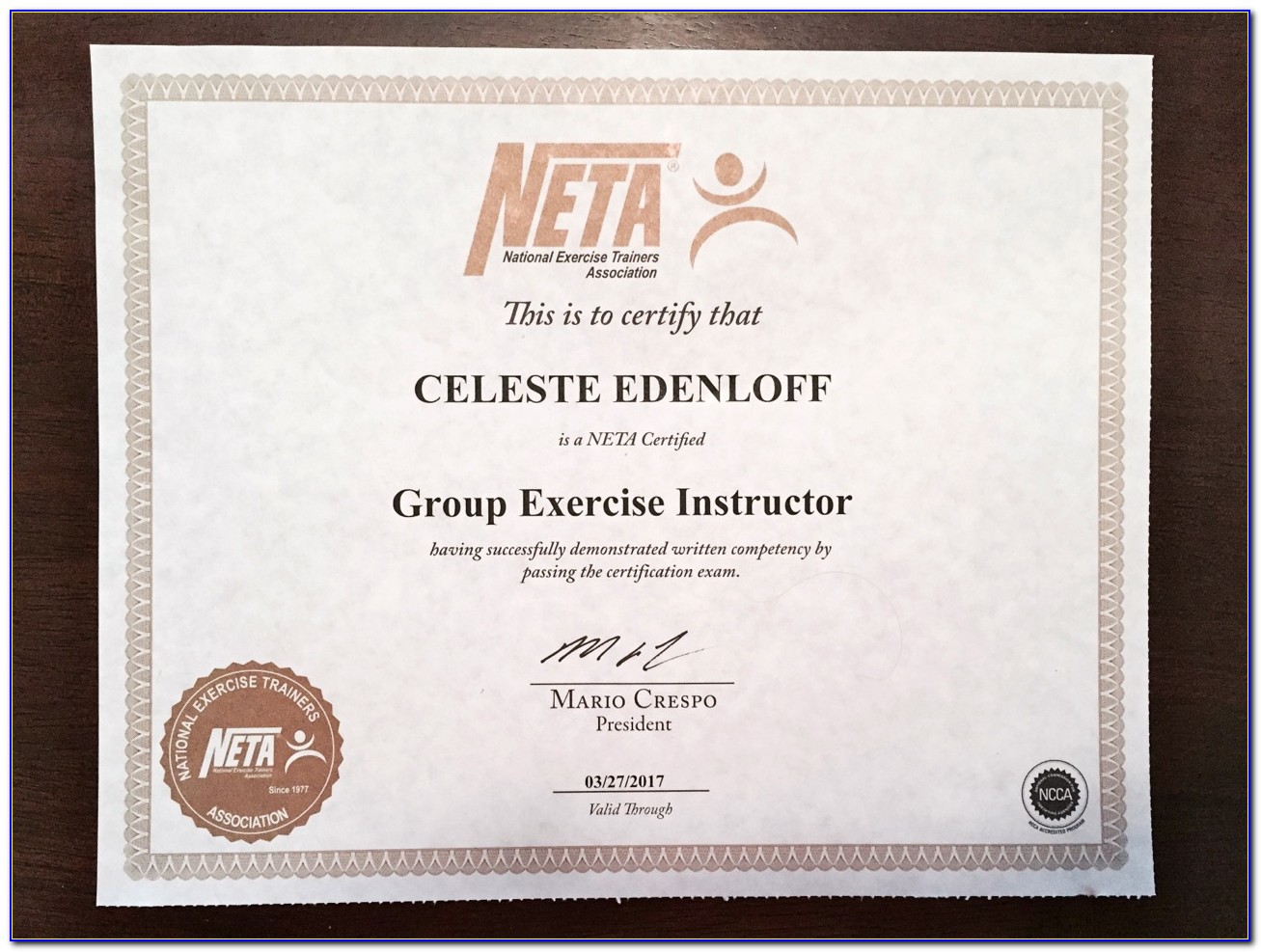 Neta Spin Certification