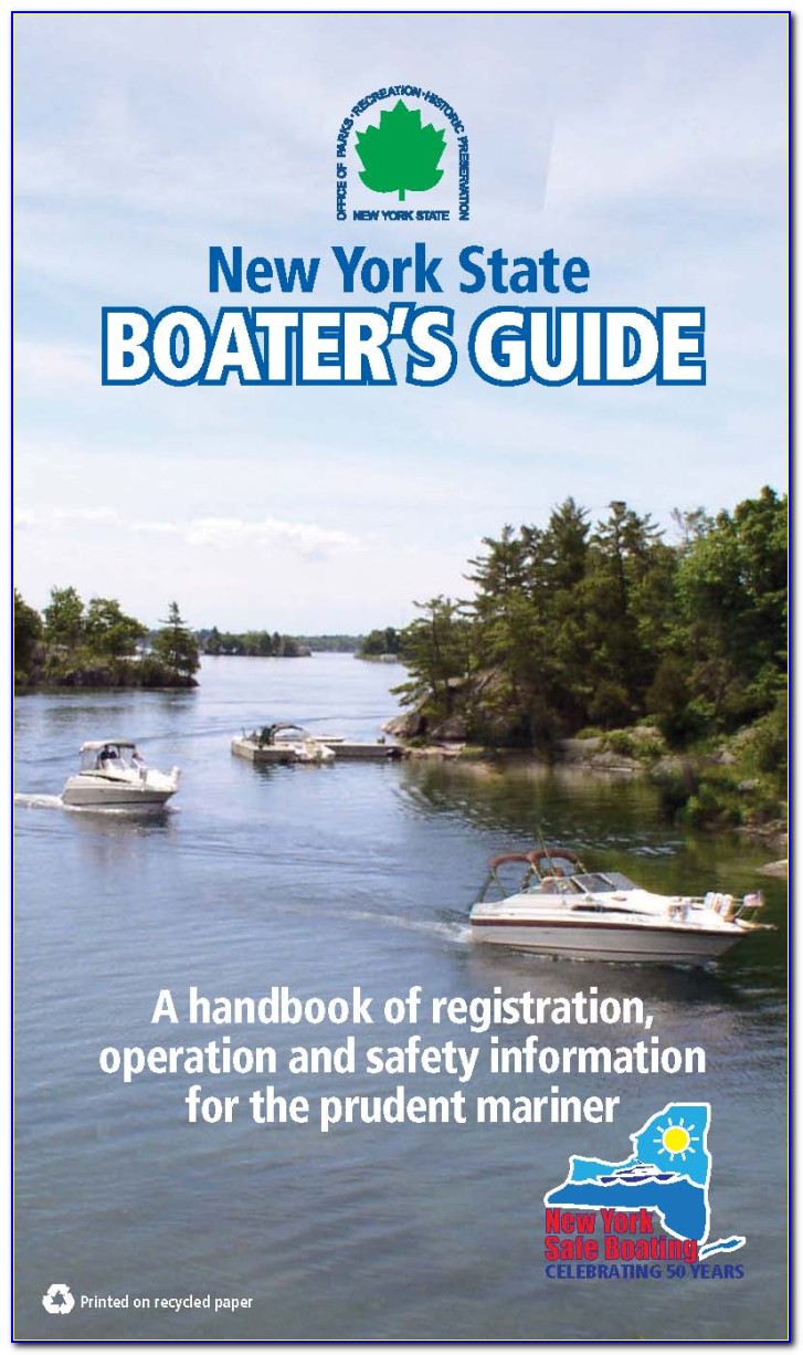 New York State Boating Safety Certificate