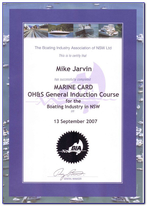 Ohio Boating Education Certificate