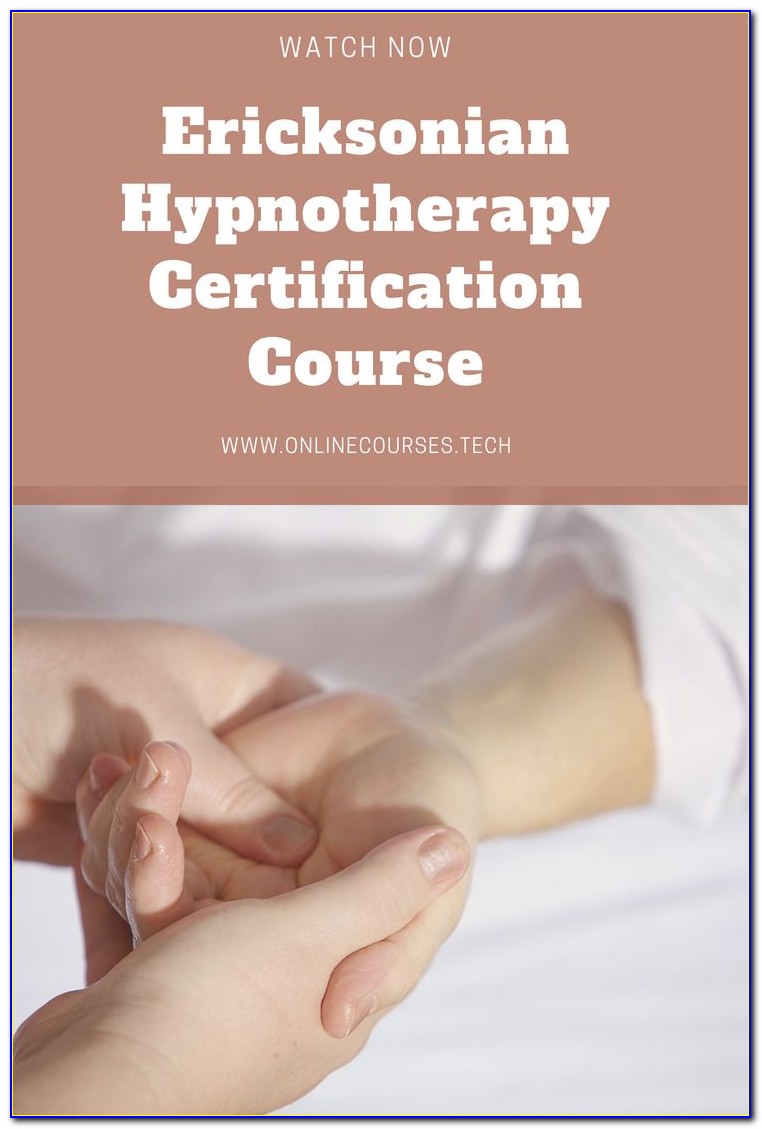 Online Hypnotherapy Certification Free
