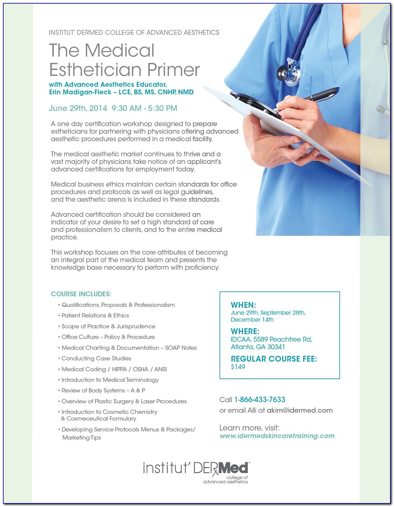 Online Medical Aesthetician Certification