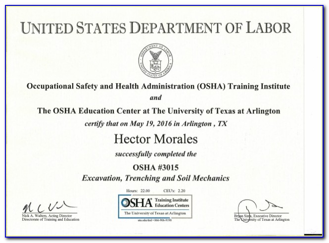 Osha Certification Georgia