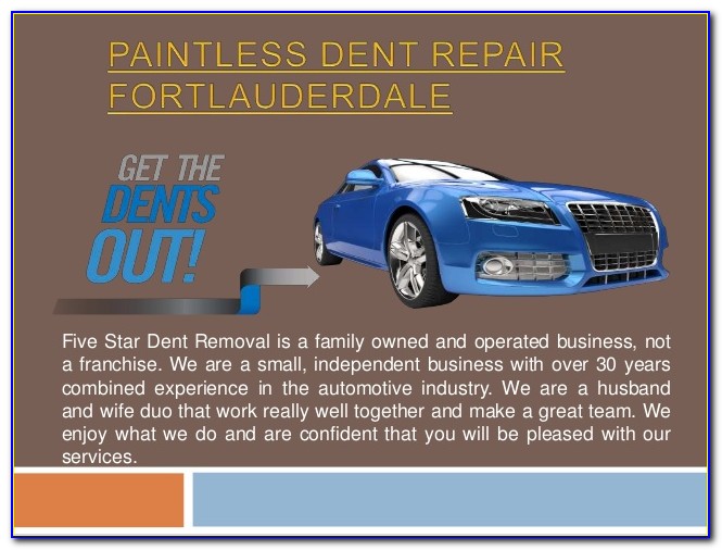 Paintless Dent Repair Certification