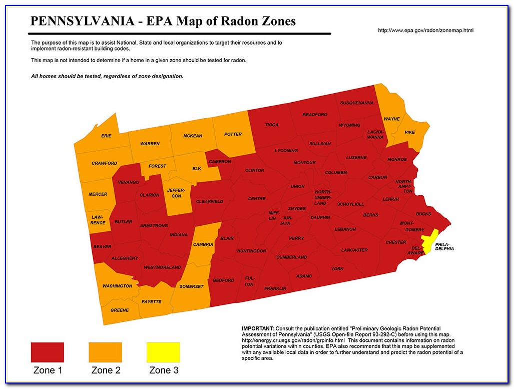 Pennsylvania Radon Certification Forms And Information