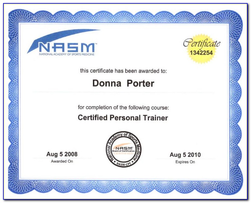 Personal Trainer Certification Nashville Tn