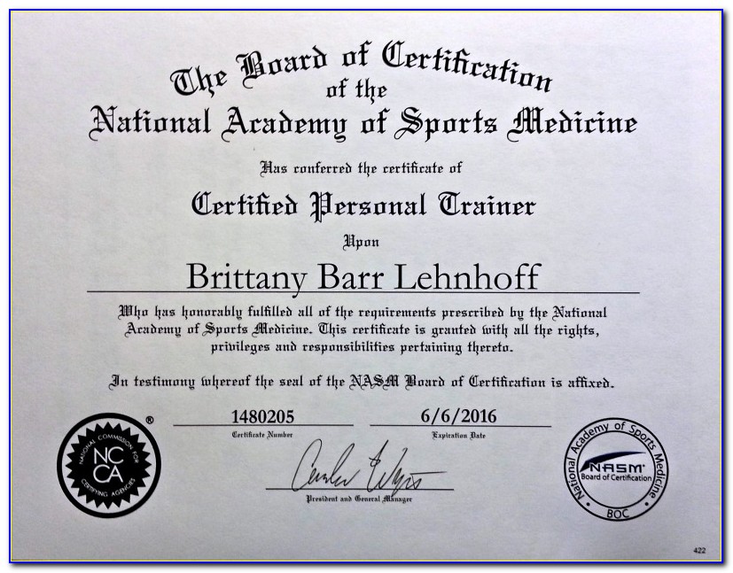 Personal Trainer Certification Tucson