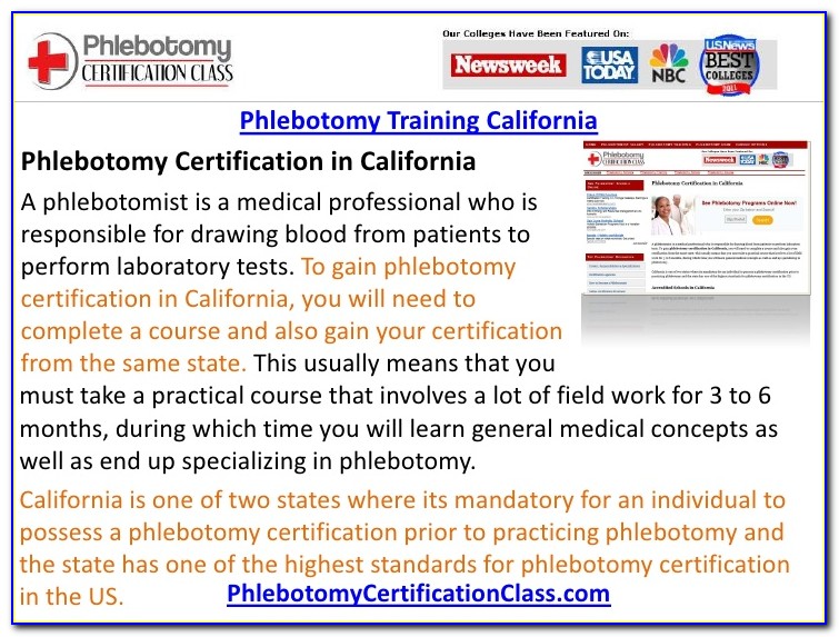 Phlebotomist Certification Wisconsin