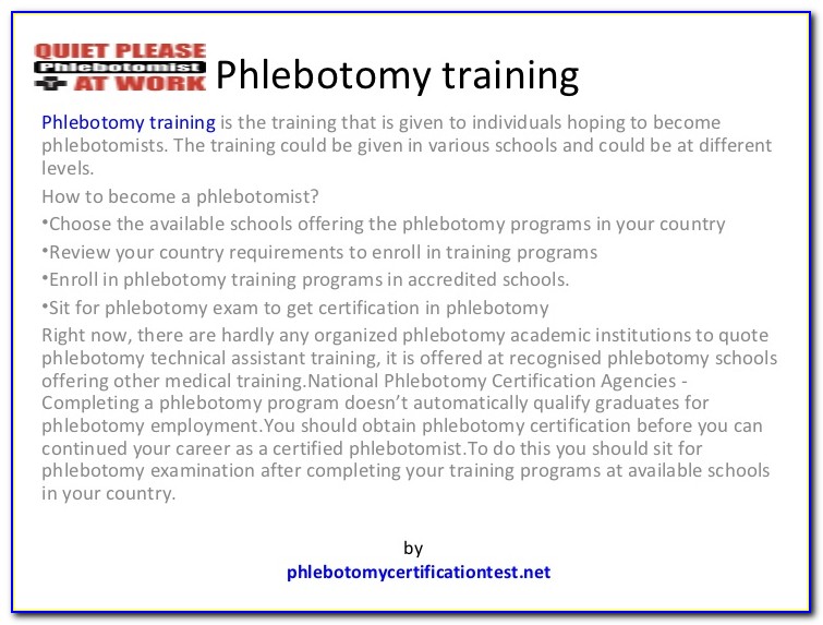 Phlebotomy Certification Ky