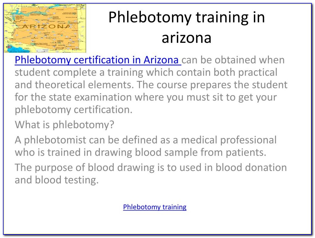 Phlebotomy Certification Online Course