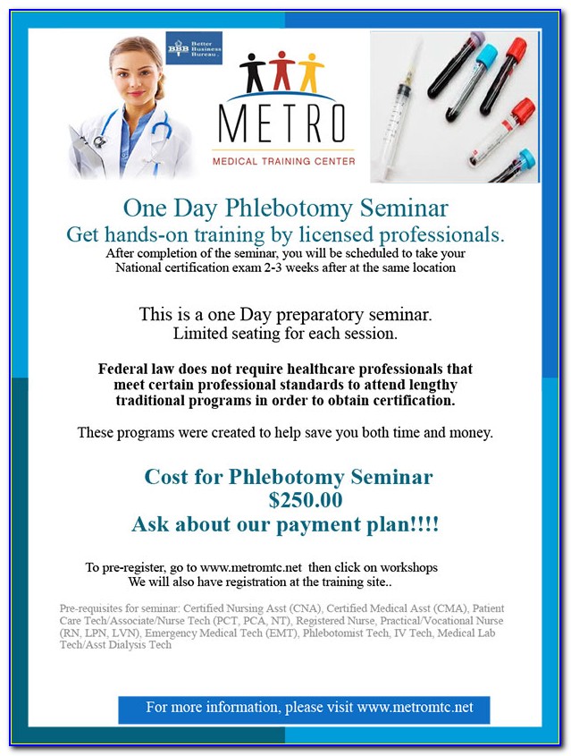 Phlebotomy Classes Orlando Fl