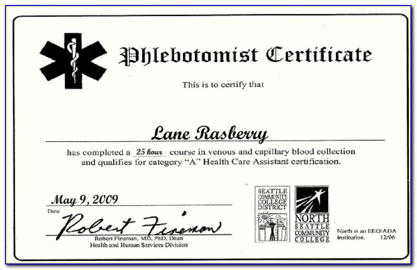 Phlebotomy Licensing Ohio