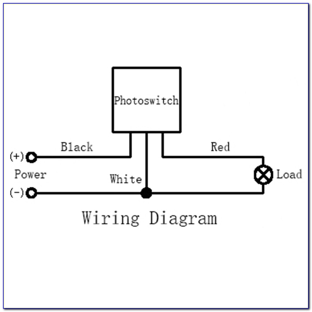Photocell Switch Wiring Diagram