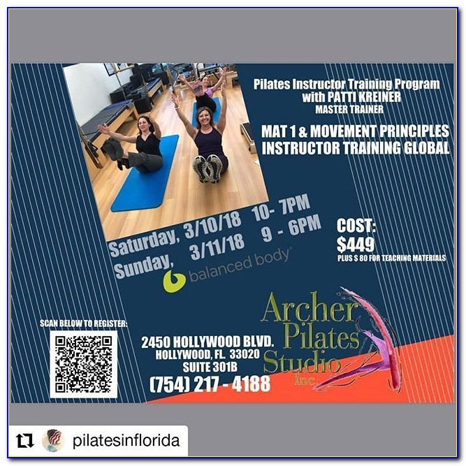 Pilates Reformer Certification Florida