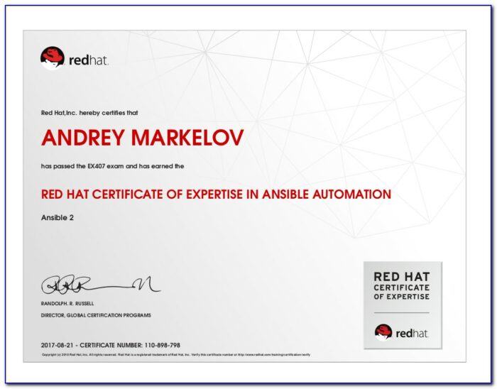 Red Hat Ansible Certification Training