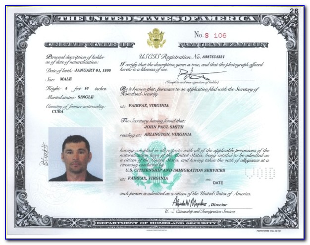 Replacement Naturalisation Certificate Uk