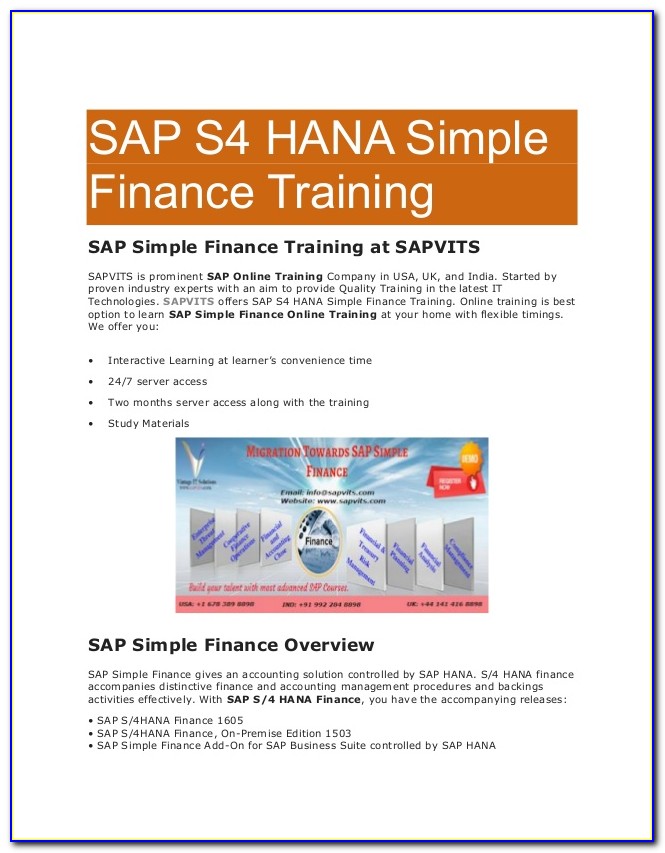 S4 Hana Finance Certification Material
