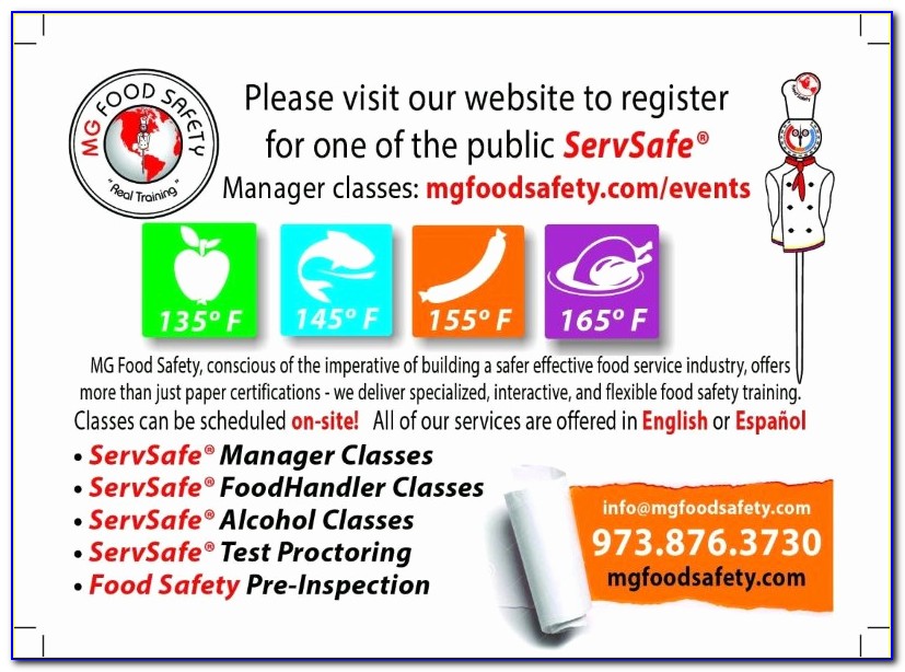 Servsafe Food Protection Manager Certification Exam Answers