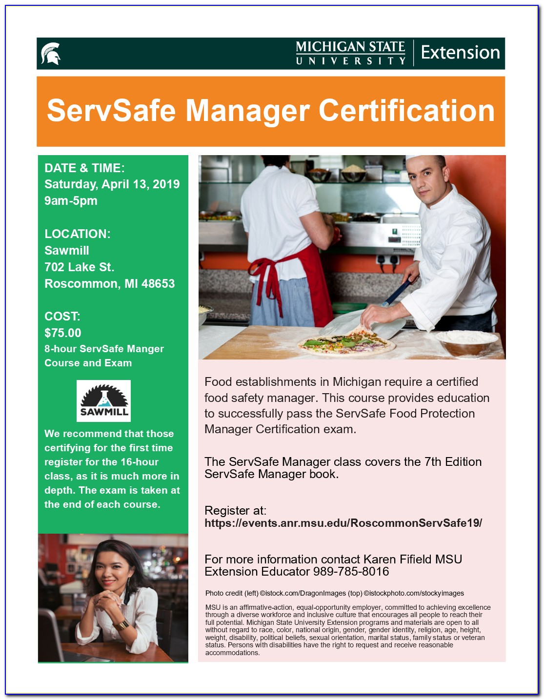 Servsafe Manager Certification Jobs