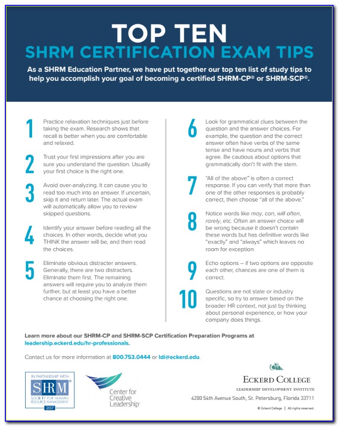 Shrm Certification Online Classes