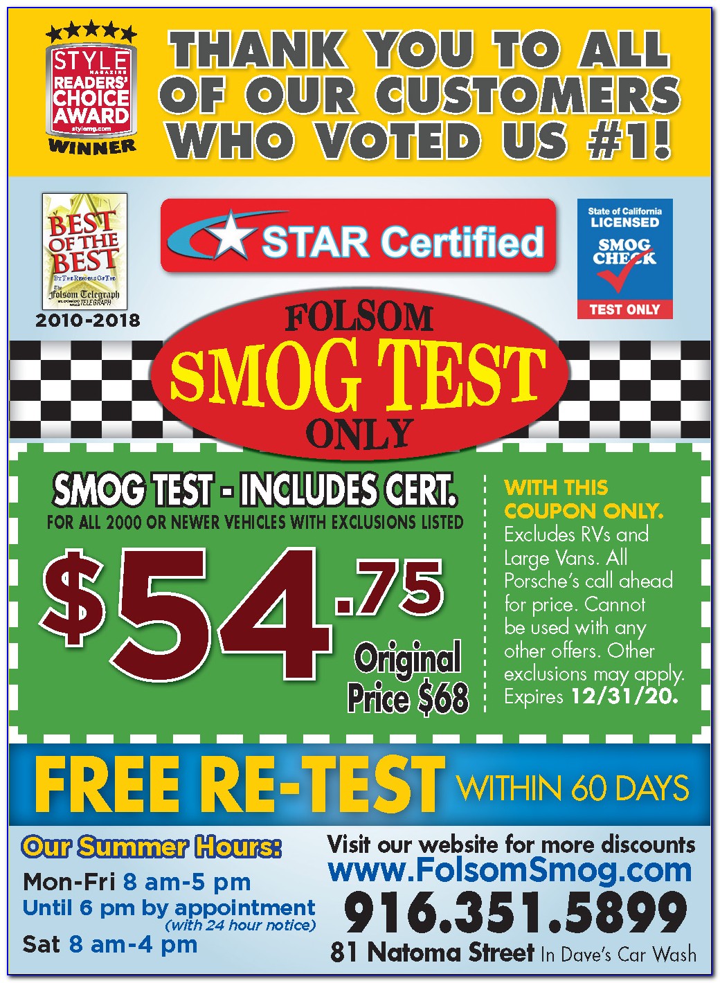 Smog Check Certification School
