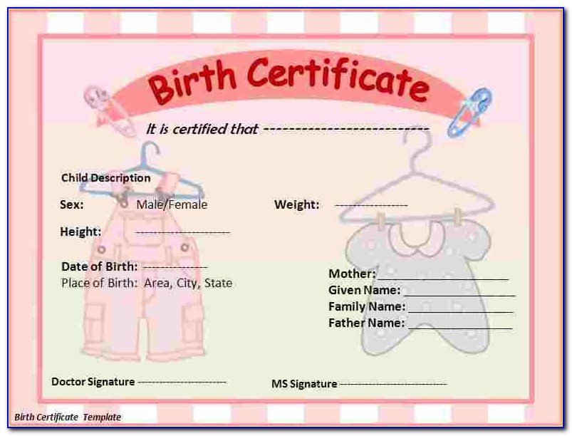 Sperm Donor Birth Certificate Australia