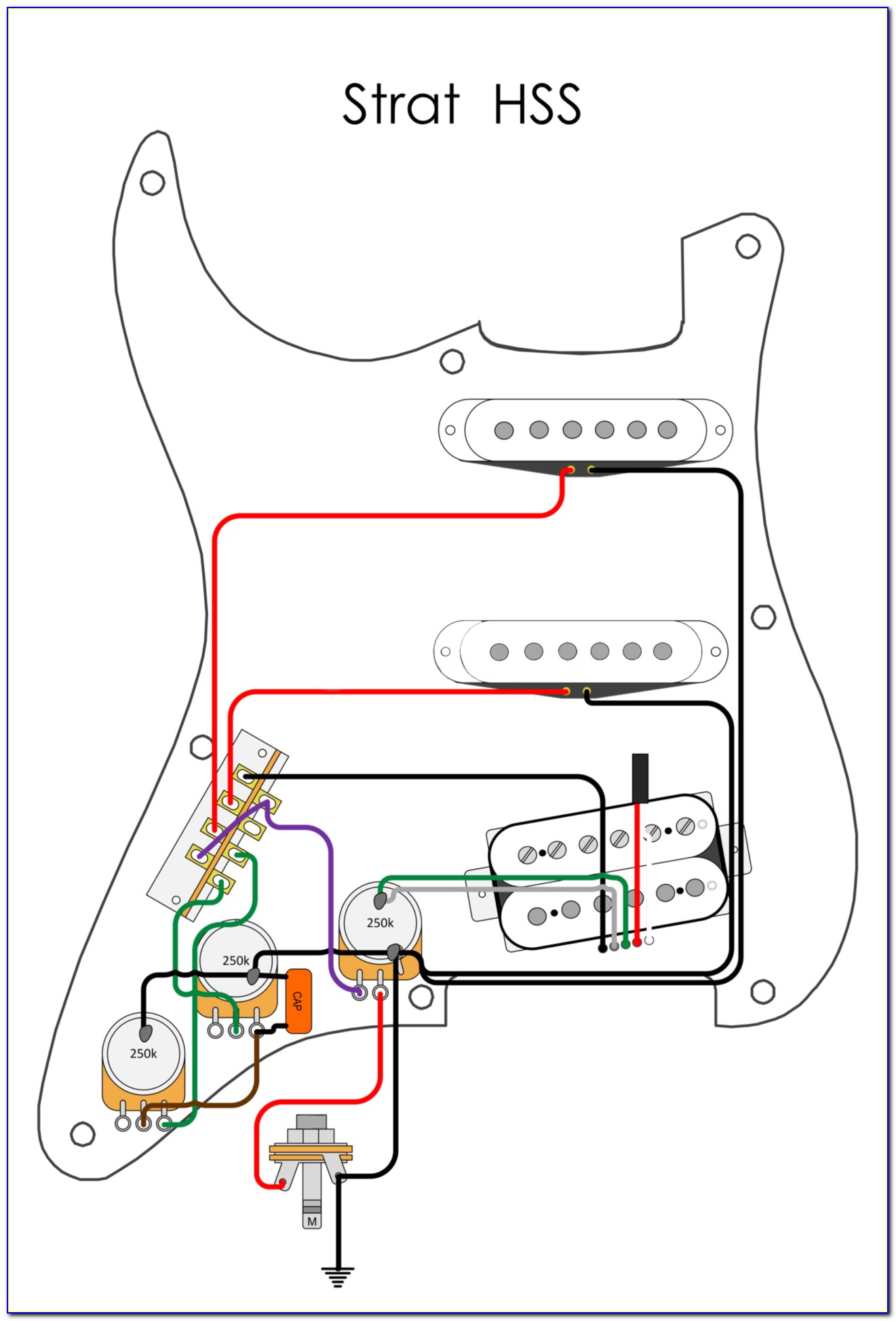 Stratocaster Wiring Diagram Hss