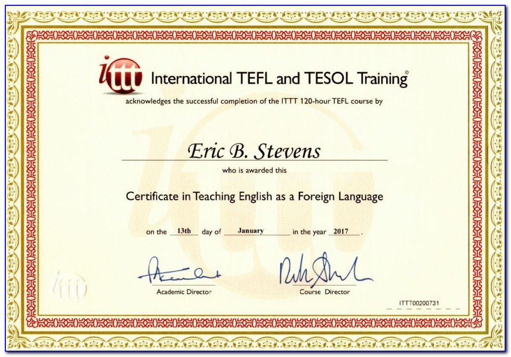 Tefl Certification London