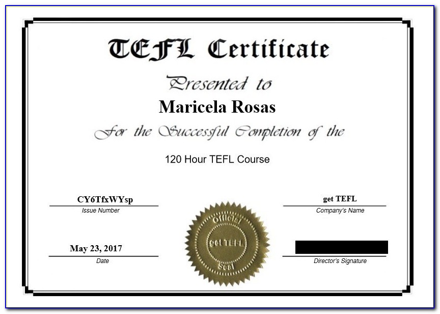 Tesl Tefl Certificate Programs
