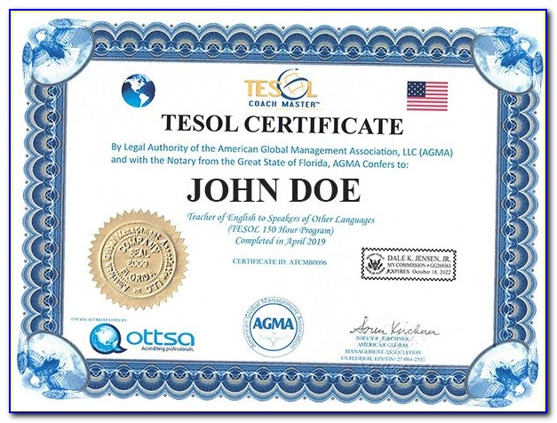 Tesol Certification Columbus Ohio