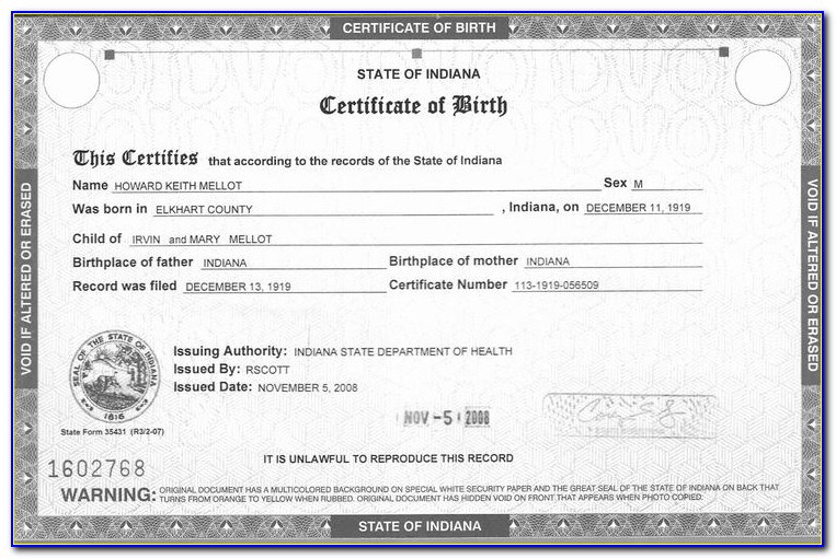 Tmc Birth Certificate Online