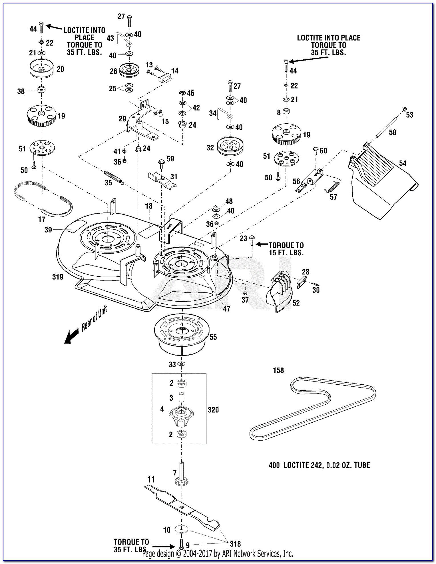 Troy Bilt Mower Belt Diagram