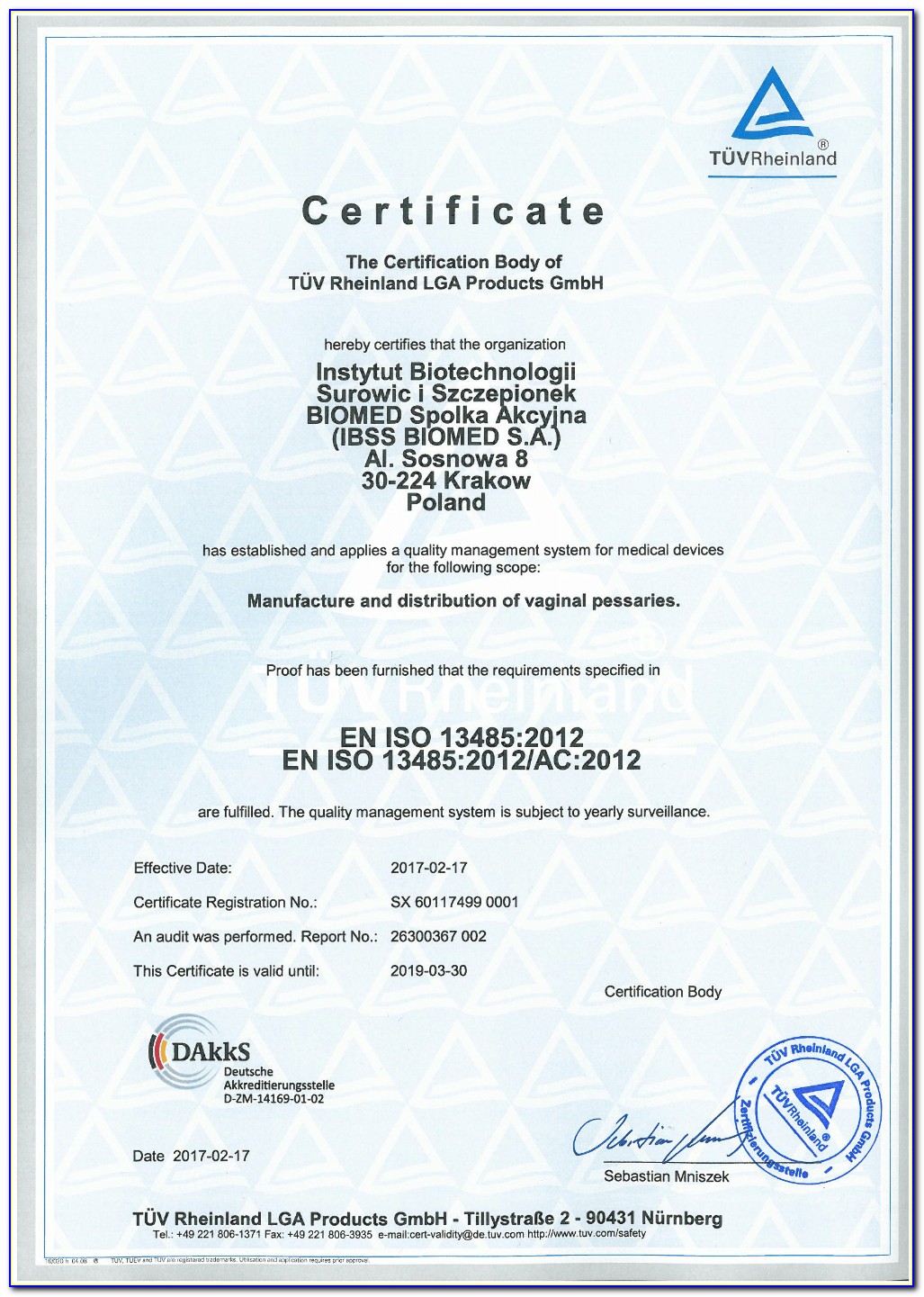 Tuv Sud Certification And Testing