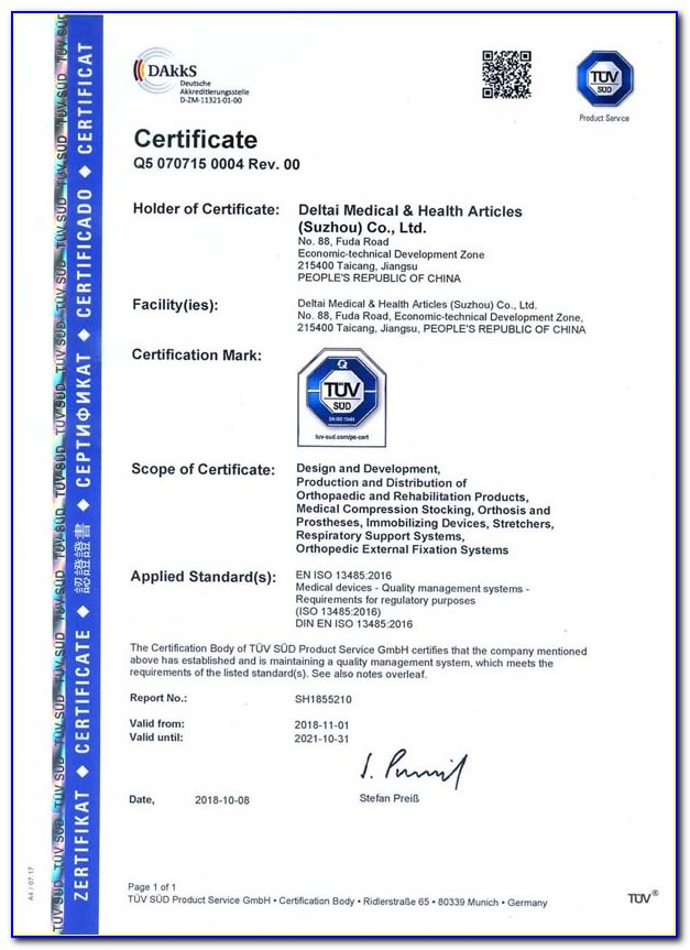 Tuv Sud Certification Verification