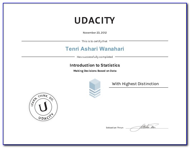 Udacity Certification Courses