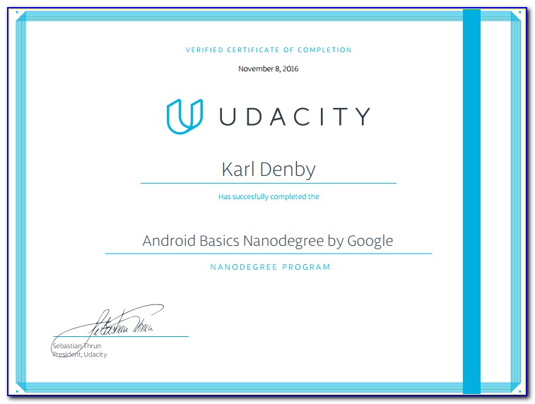 Udacity Free Certification Courses