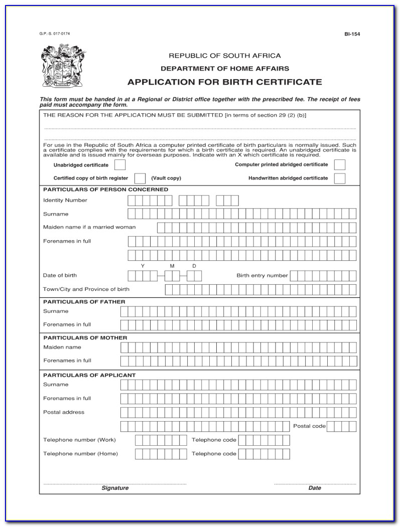 Unabridged Birth Certificate Uk