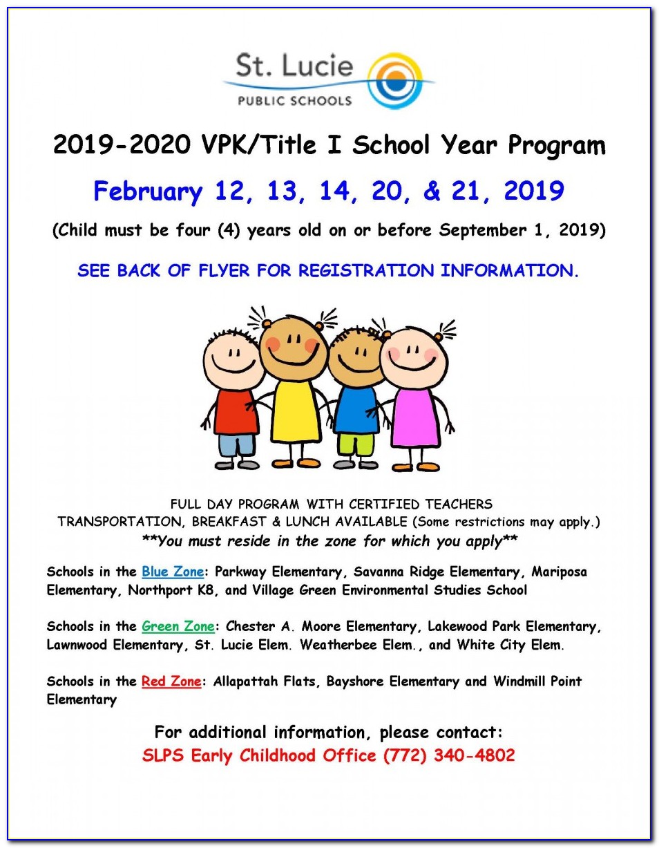 Vpk Certificate Of Eligibility Florida