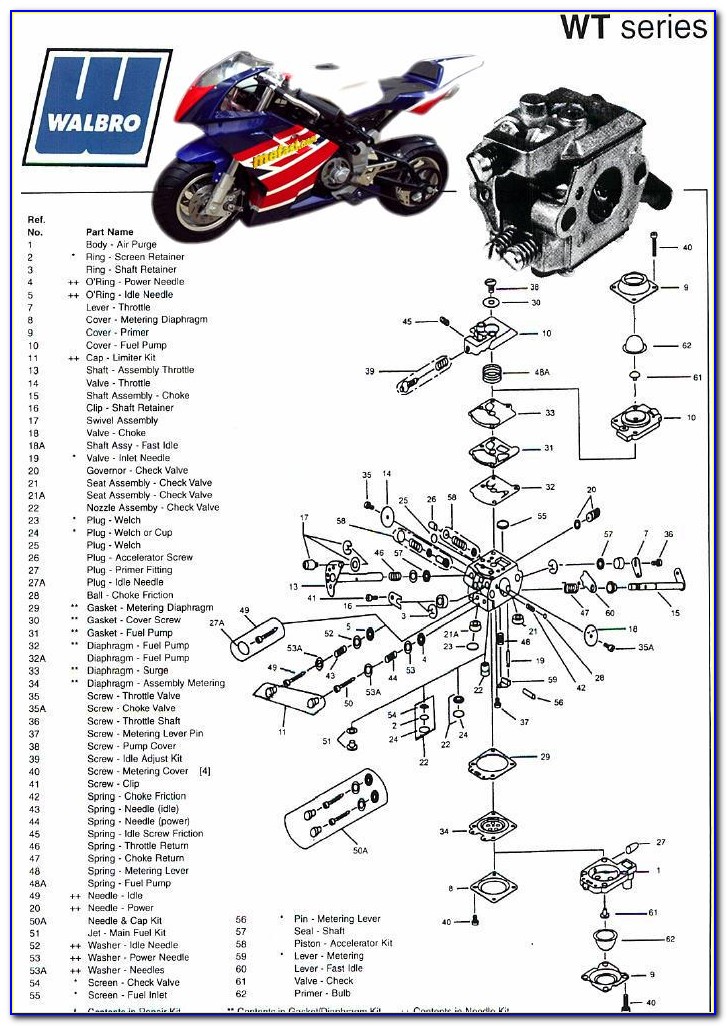 Walbro Lmk Carburetor Diagrams
