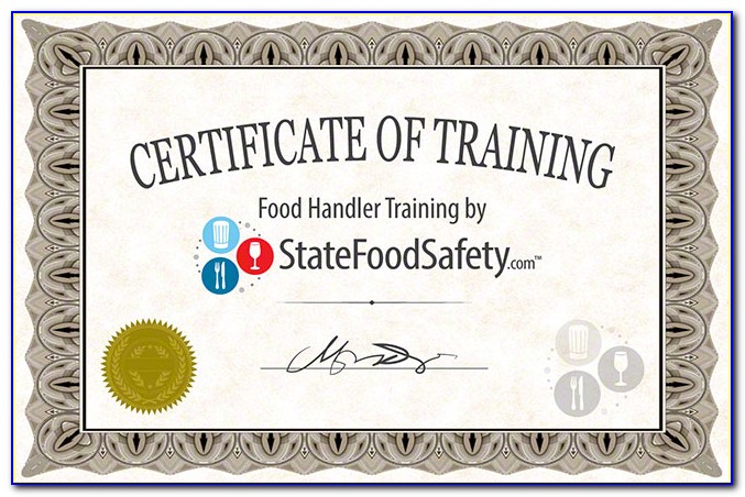 Washington County Food Handlers Certificate