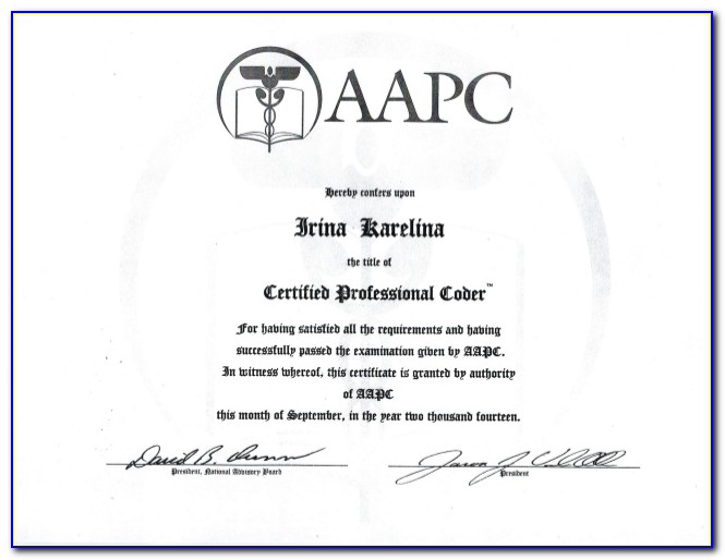 What Is Aapc Certification