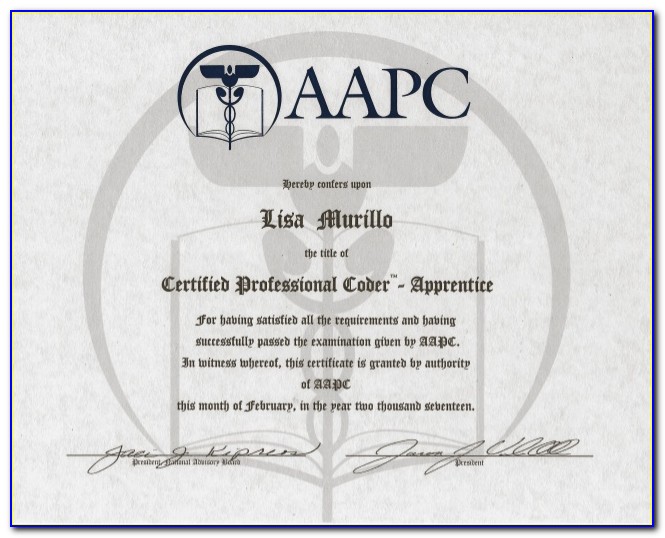What Is The Aapc Certification For Physician Practice