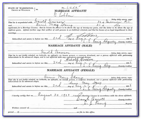 Whatcom County Birth Certificate